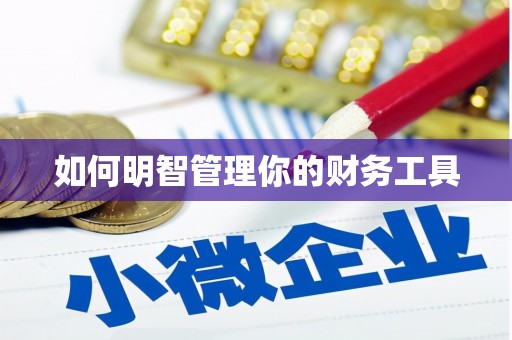 莒光如何明智管理你的财务工具