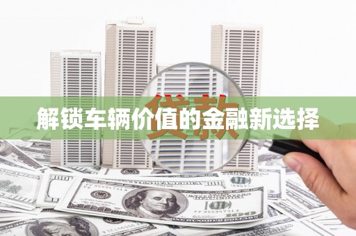 莒光解锁车辆价值的金融新选择