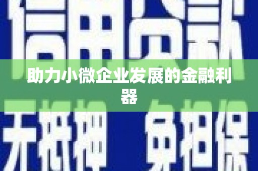 莒光助力小微企业发展的金融利器