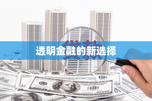 莒光透明金融的新选择